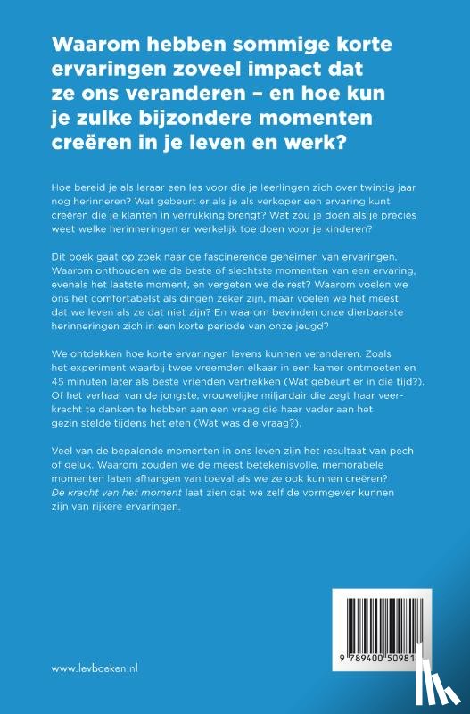 Heath, Chip, Heath, Dan - De kracht van het moment