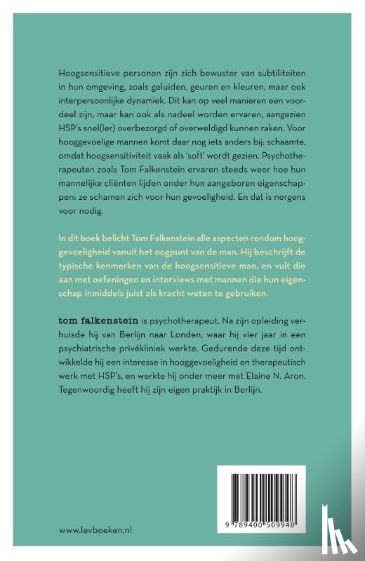 Falkenstein, Tom - Hoogsensitieve mannen