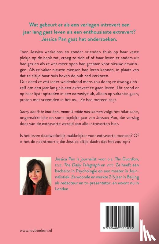 Pan, Jessica - Sorry dat ik te laat ben, maar ik wilde niet komen