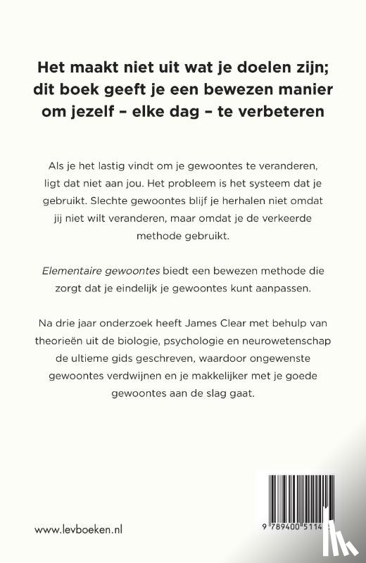 Clear, James - Elementaire gewoontes
