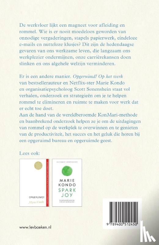 Kondo, Marie, Sonenshein, Scott - Opgeruimd! Op het werk
