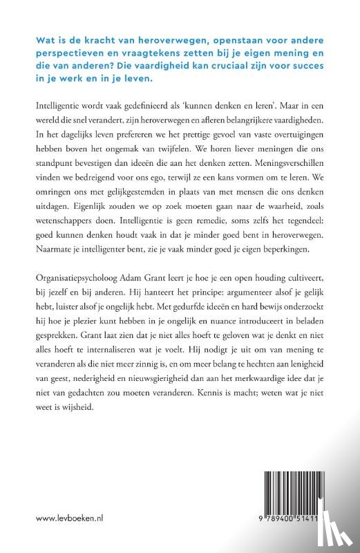 Grant, Adam - Weten wat je niet weet
