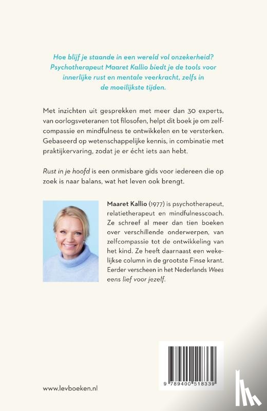 Kallio, Maaret - Rust in je hoofd