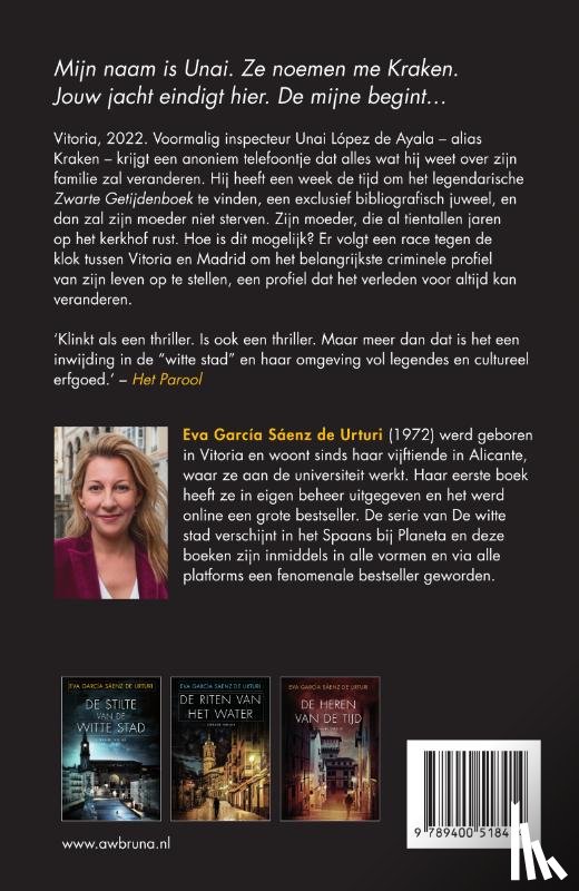 García Sáenz de Urturi, Eva - Het zwarte boek van de uren