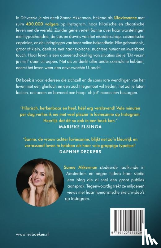 Akkerman, Sanne - Dit verzin je niet