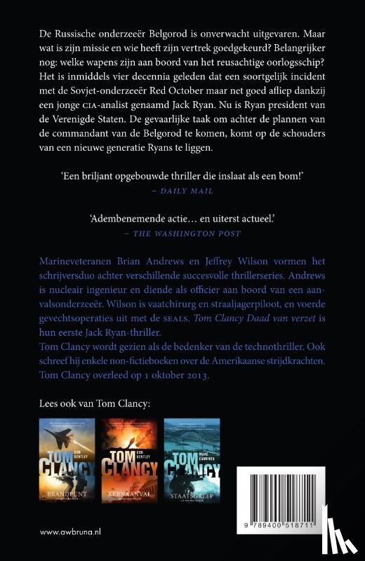 Andrews, Brian, Wilson, Jeffrey - Tom Clancy Daad van verzet
