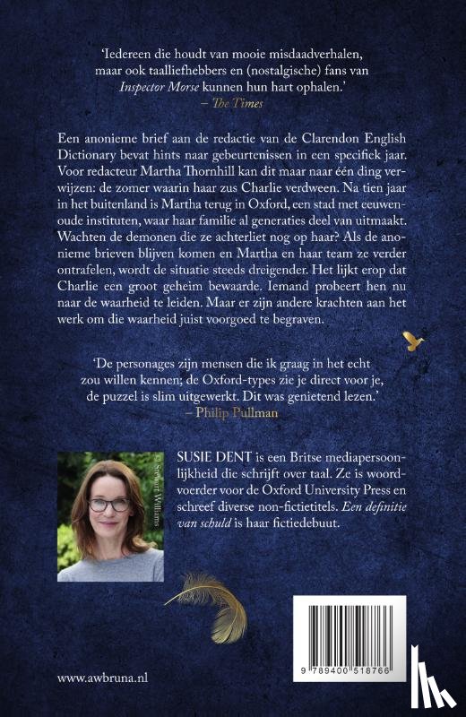 Dent, Susie - Een definitie van schuld