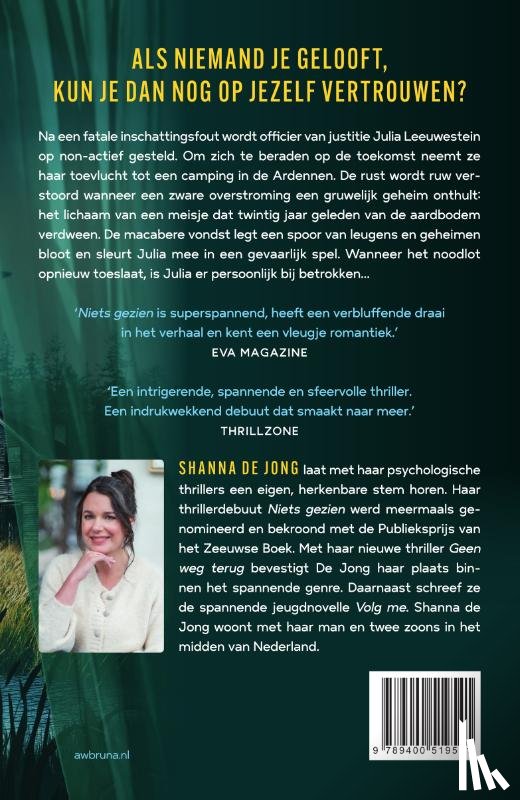 Jong, Shanna de - Geen weg terug