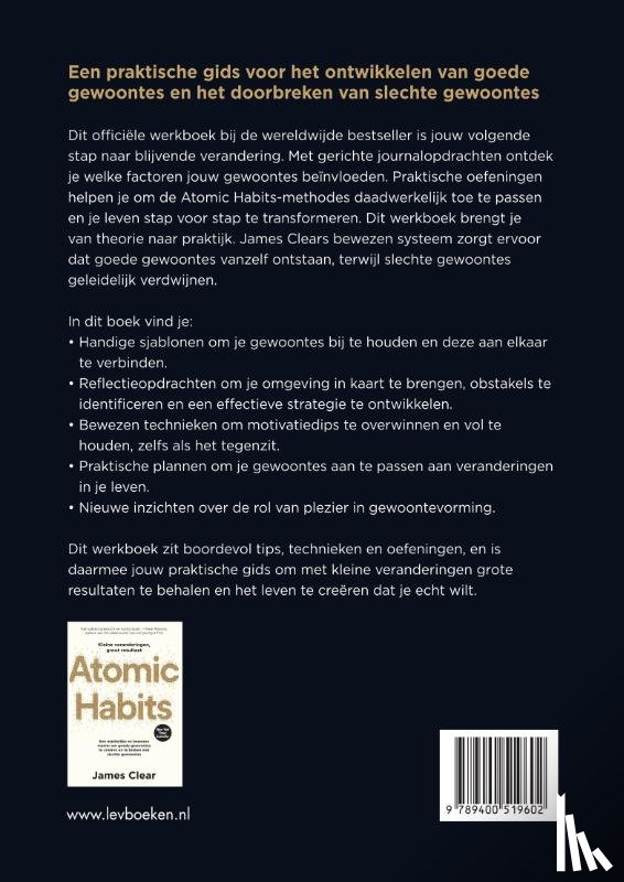 Clear, James - Het Atomic Habits werkboek