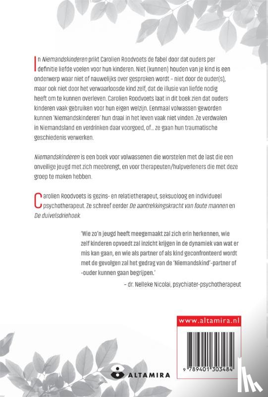 Roodvoets, Carolien - Niemandskinderen
