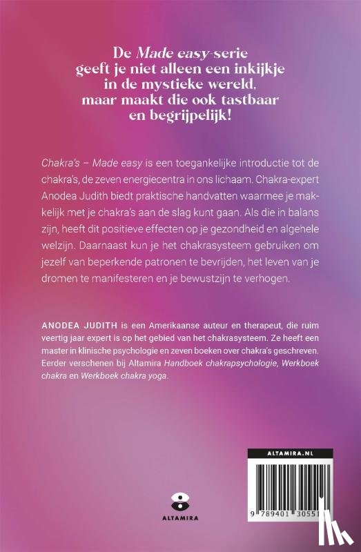 Judith, Anodea - Chakra's - Made easy