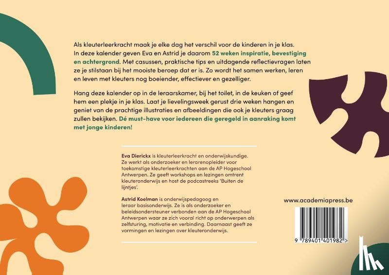 Dierickx, Eva, Koelman, Astrid - Kleuterleerkracht de kalender