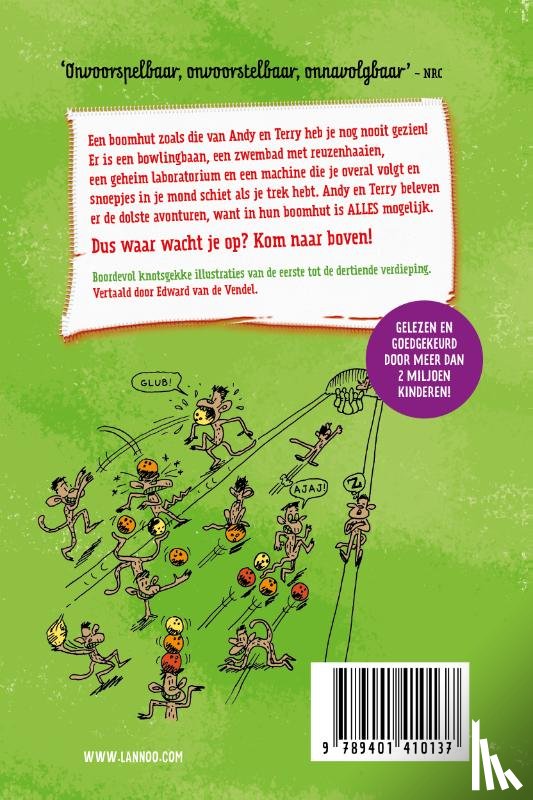 Griffiths, Andy, Denton, Terry - De waanzinnige boomhut van 13 verdiepingen - paperback