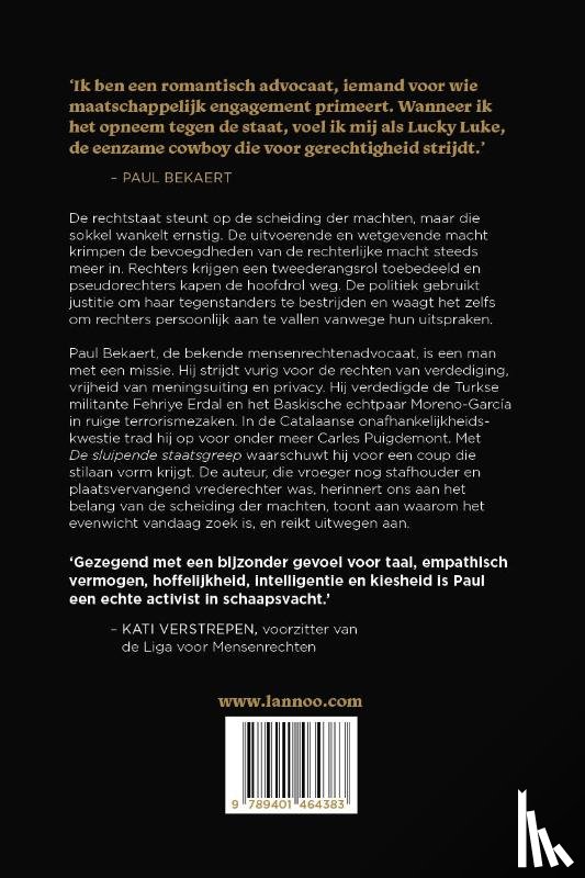 Bekaert, Paul - De sluipende staatsgreep