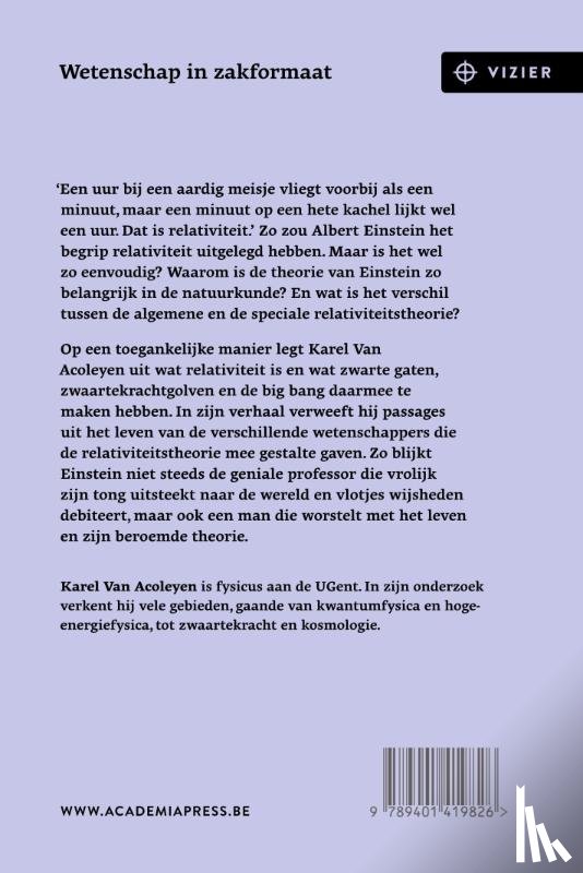 Acoleyen, Karel Van - Relativiteitstheorie