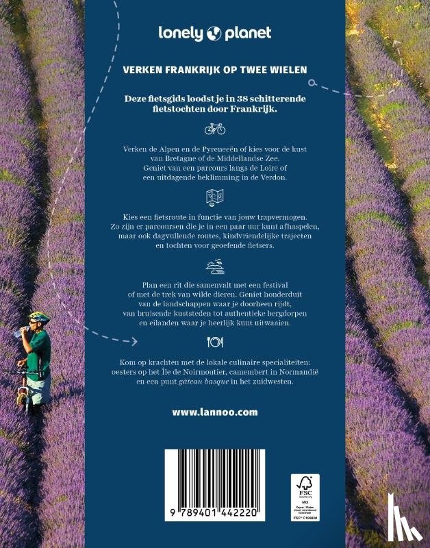 Lonely Planet - Lonely Planet fietsgids Frankrijk