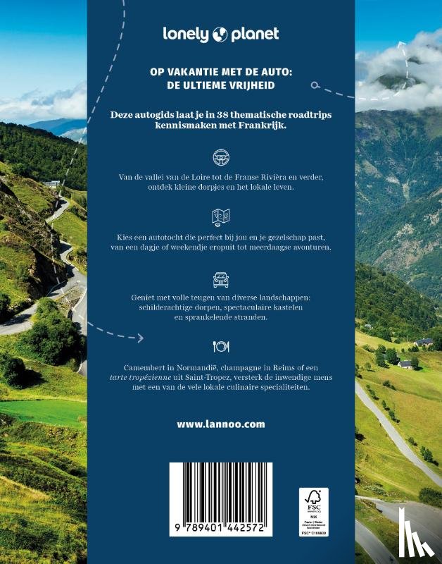 Lonely Planet - Lonely Planet autogids Frankrijk