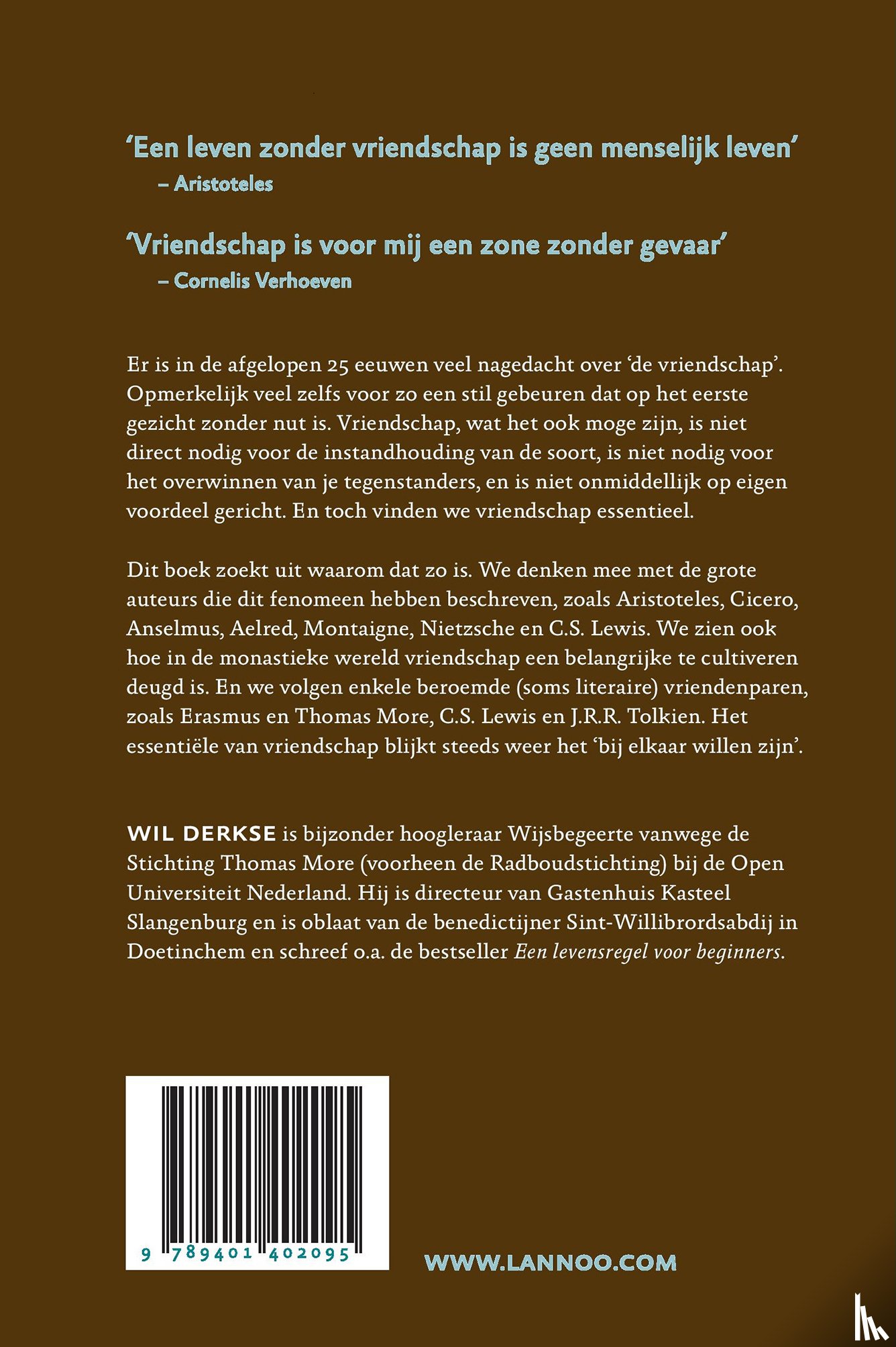 Derkse, Wil - Over vriendschap