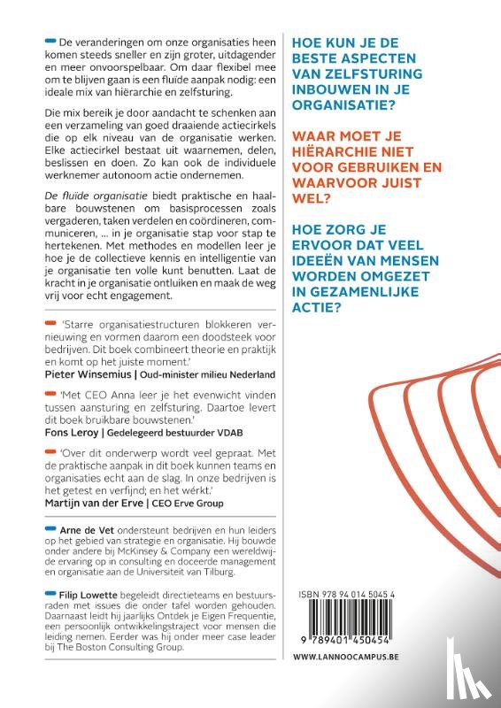 Vet, Arne de, Lowette, Filip - De fluïde organisatie