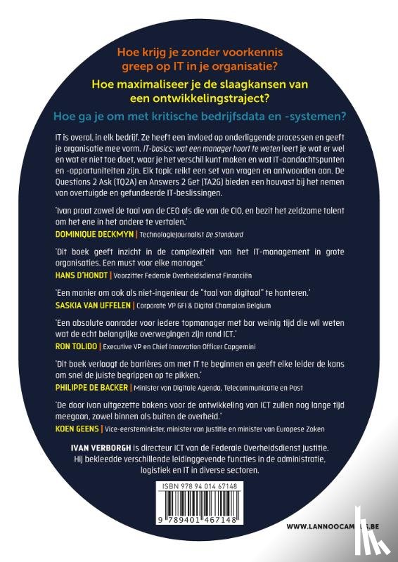 Verborgh, Ivan - IT-basics: wat een manager hoort te weten