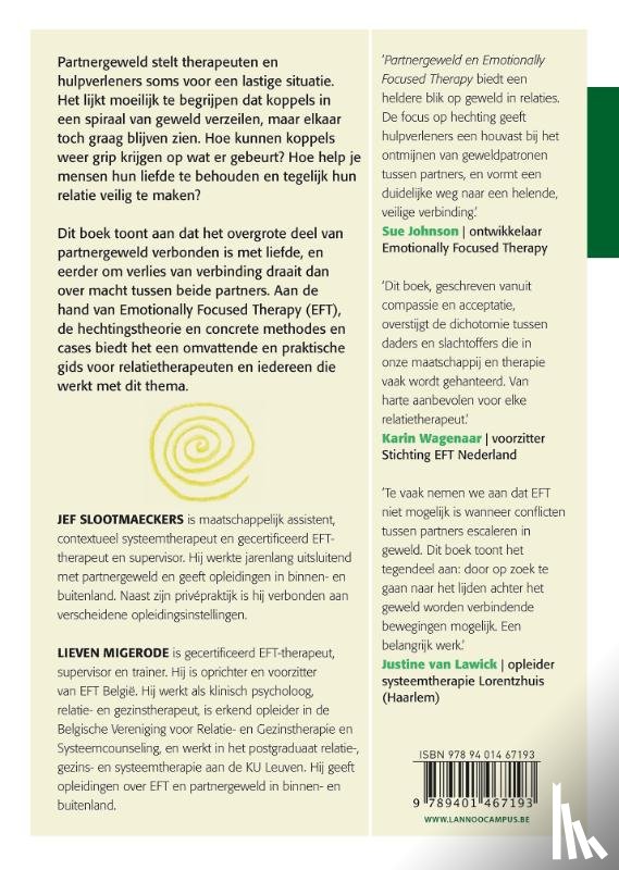 Slootmaeckers, Jef, Migerode, Lieven - Partnergeweld en Emotionally Focused Therapy