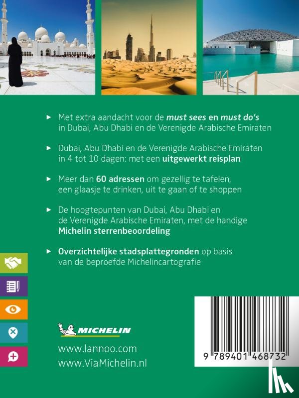  - Michelin Reisgids Short Break Dubai- Abu Dabi- Verenigde Arabische Emiraten