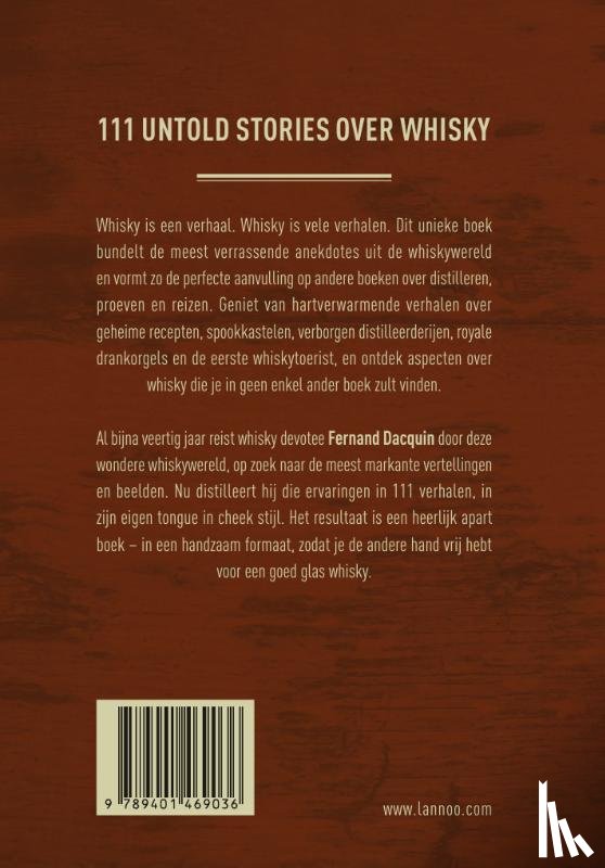 Dacquin, Fernand - Het whisky boek