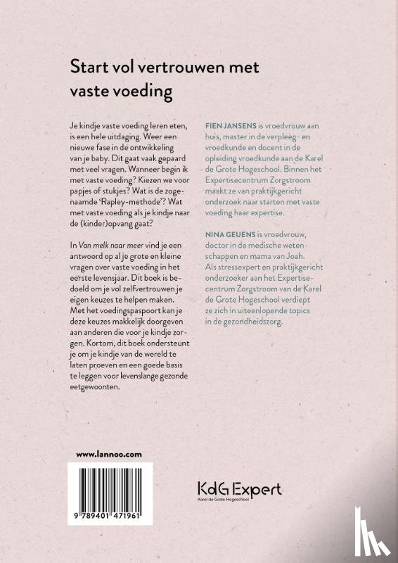 Jansens, Fien, Geuens, Nina, Mama Baas - Van melk naar meer