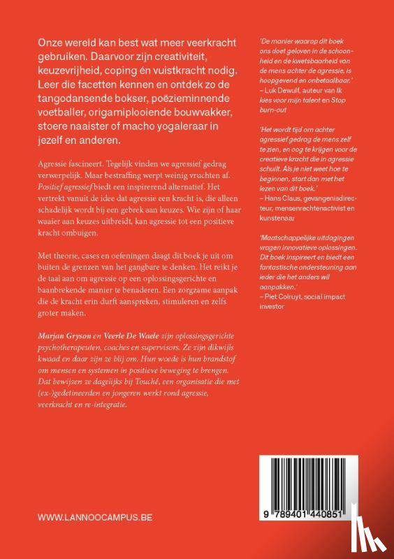 Gryson, Marjan, Waele, Veerle De - Positief agressief