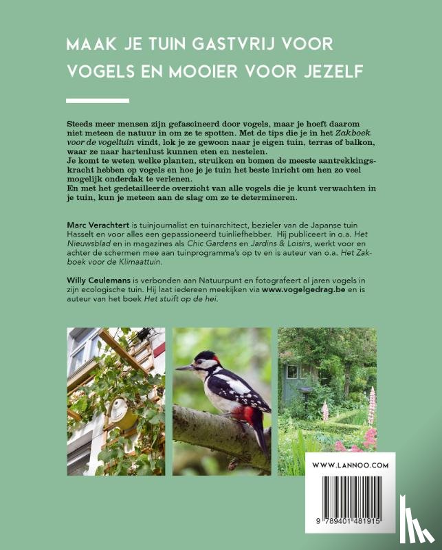 Verachtert, Marc, Ceulemans, Willy - Zakboek voor de vogeltuin