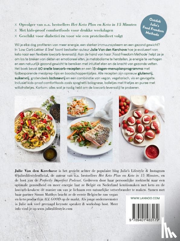 Kerchove, Julie van den - Low carb, lekker en snel