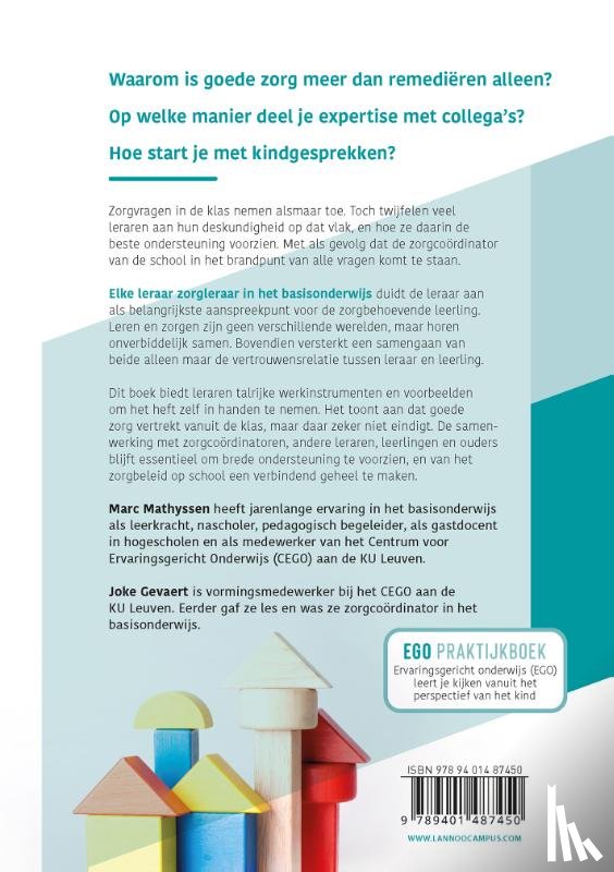 Mathyssen, Marc, Gevaert, Joke - Elke leraar zorgleraar