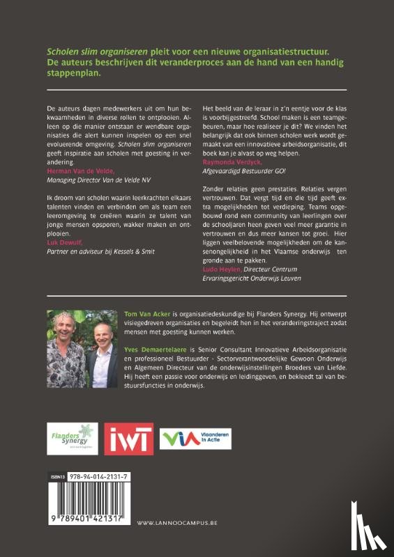 Acker, Tom Van - Scholen slim organiseren