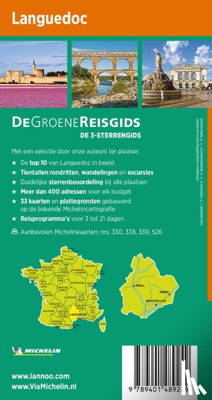Michelin Editions - De Groene Reisgids - Languedoc