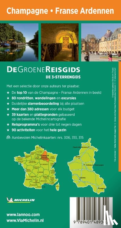 Michelin Editions - De Groene Reisgids - Champagne/Franse Ardennen