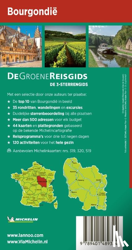 Michelin Editions - De Groene Reisgids - Bourgondië