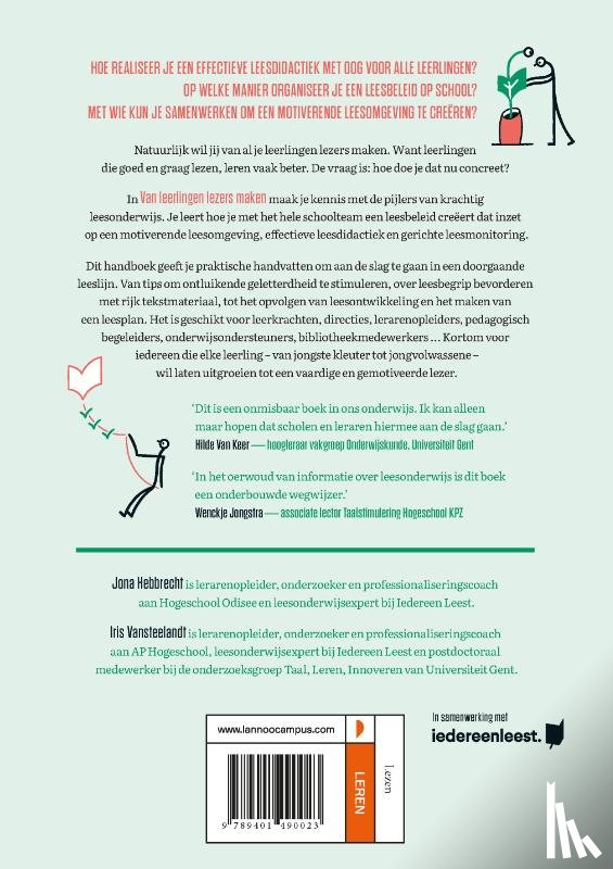 Vansteelandt, Iris, Hebbrecht, Jona - Van leerlingen lezers maken