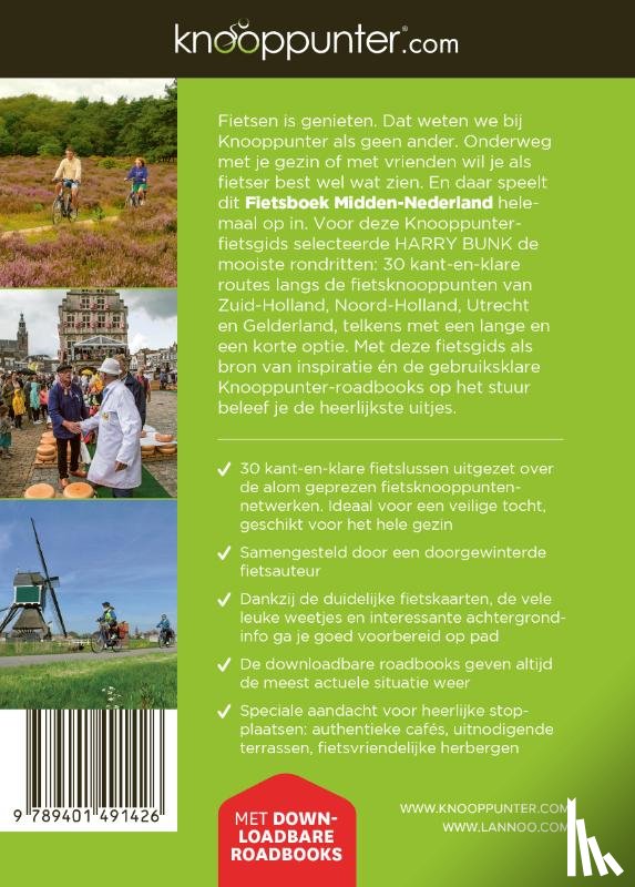 Bunk, Harry - Knooppunter Fietsboek Midden-Nederland