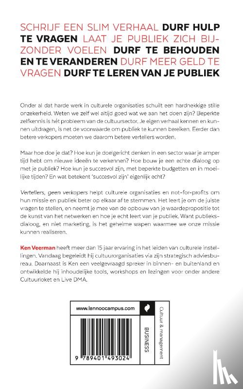 Veerman, Ken - Vertellers, geen verkopers