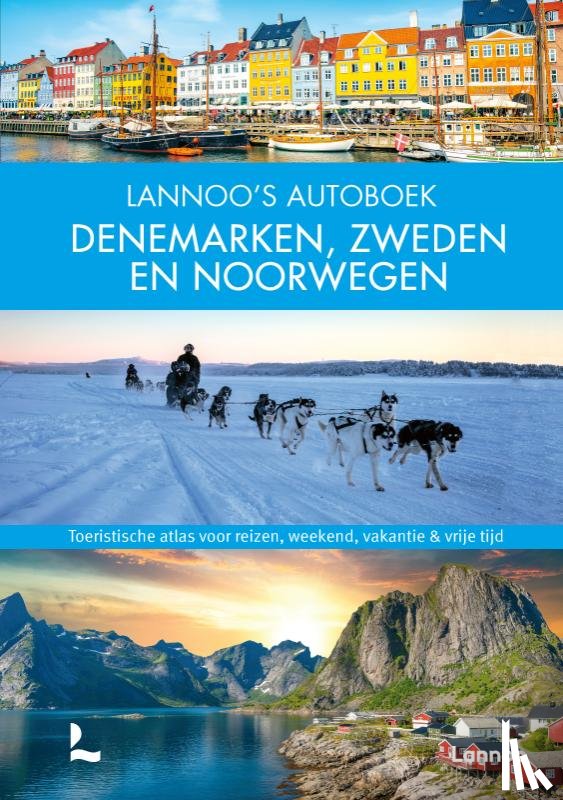  - Denemarken, Zweden en Noorwegen - Toeristische atlas voor reizen, vakantie & vrije tijd