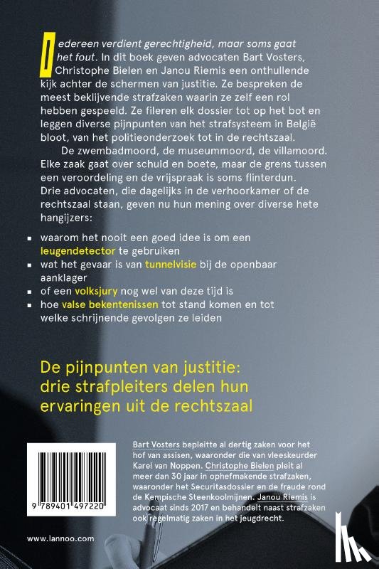 Vosters, Bart, Bielen, Christophe, Riemis, Janou - De Crimilex tapes