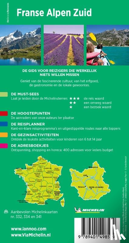 Michelin Editions - Franse Alpen Zuid