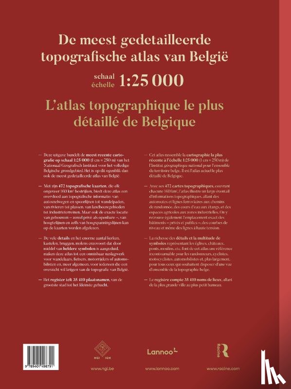 Nationaal Geografisch Instituut - Topografische Atlas van België/Atlas Topographique de Belgique