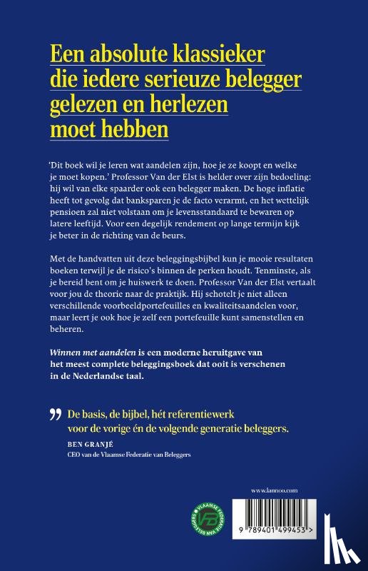 Elst, Roland Van der - Winnen met aandelen