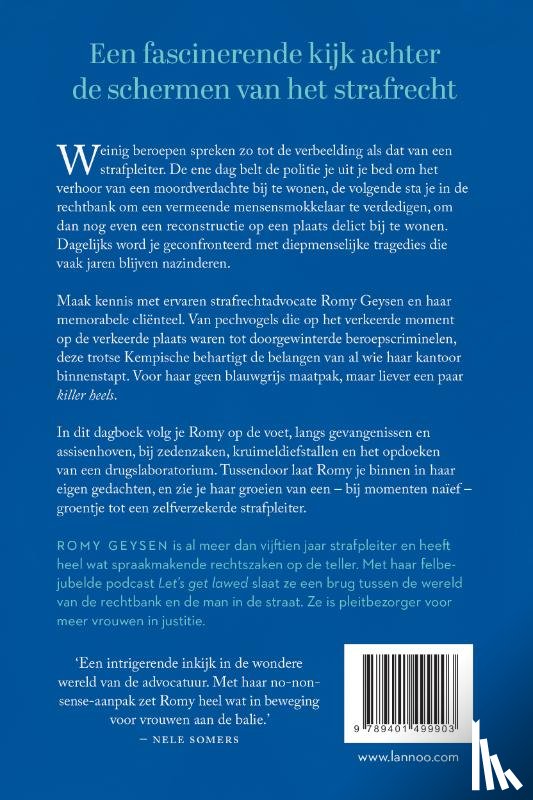 Geysen, Romy - Dagboek van een strafpleiter