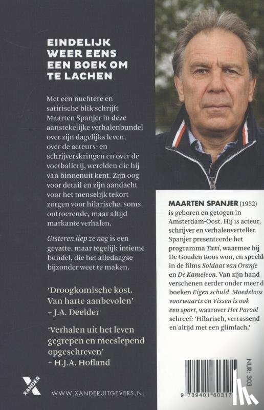 Spanjer, Maarten - Gisteren liep ze nog