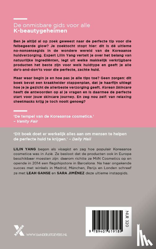 Yang, Lilin, Ganse, Leah, Jiménez, Sara - Korean skincare