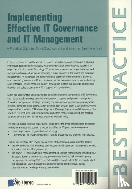 Selig, Gad J. - Implementing effective IT Governance and IT Management