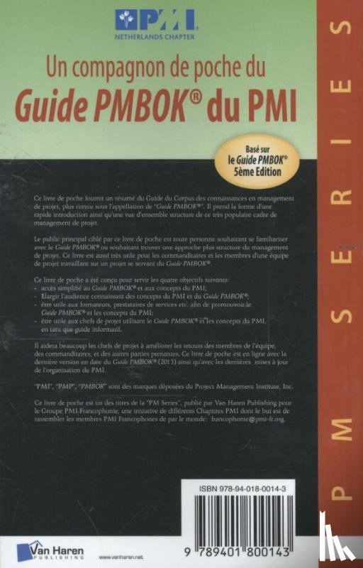 Snijders, Paul, Wuttke, Thomas, Zandhuis, Anton - Un companion de poche du Guide PMBOK® du PMI