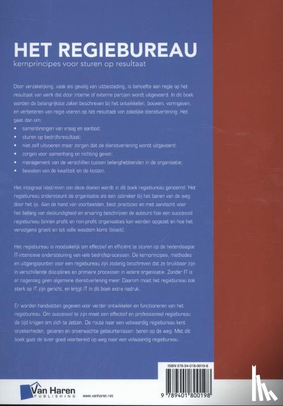 Rouw, Léon-Paul de, Verhoef, Chris - Het regiebureau